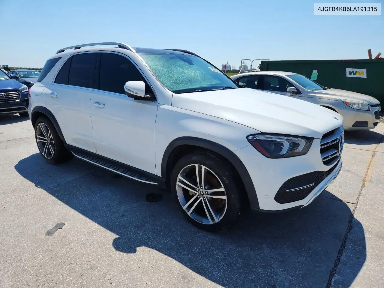 2020 Mercedes-Benz Gle 350 4Matic VIN: 4JGFB4KB6LA191315 Lot: 59782016