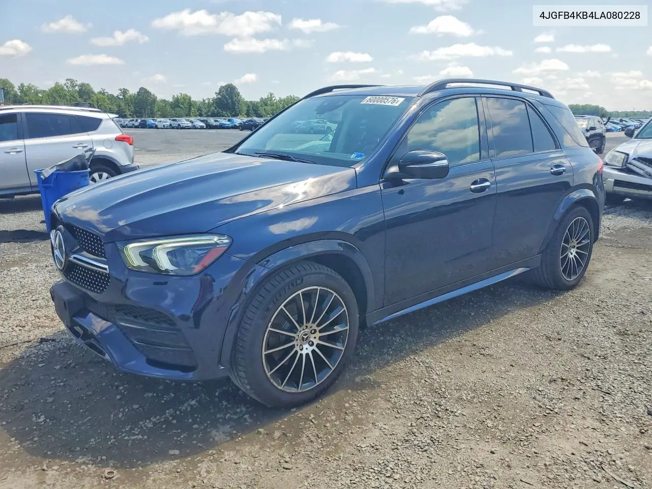 2020 Mercedes-Benz Gle 350 4Matic VIN: 4JGFB4KB4LA080228 Lot: 60000576