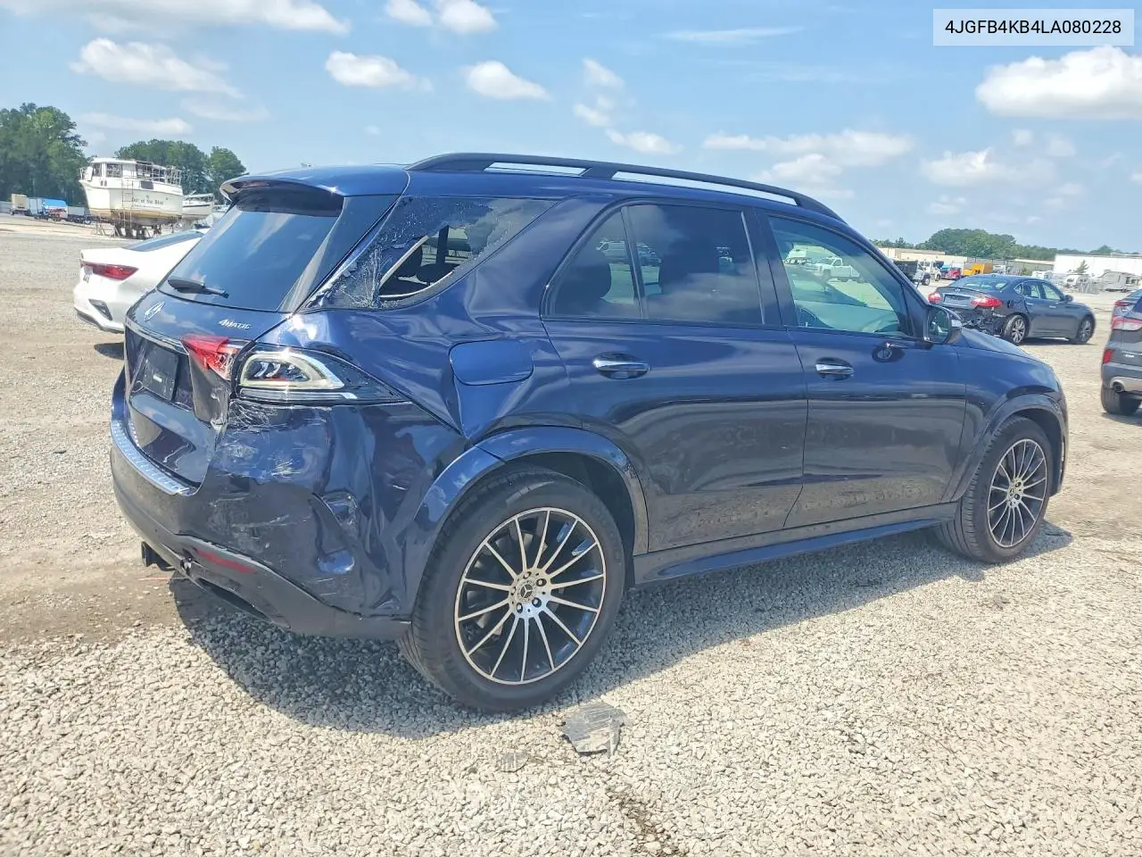 2020 Mercedes-Benz Gle 350 4Matic VIN: 4JGFB4KB4LA080228 Lot: 60000576