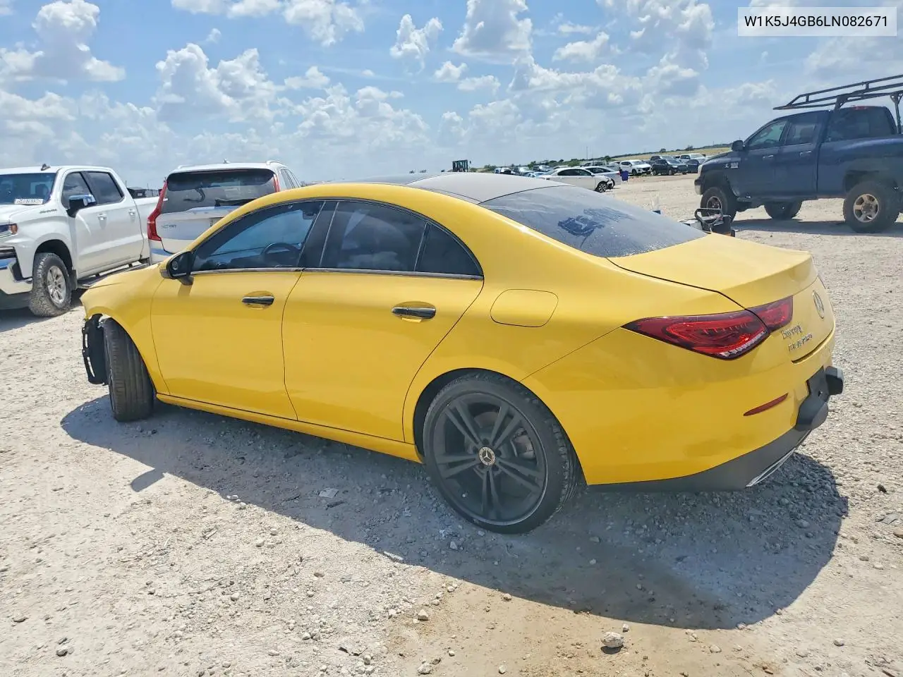2020 Mercedes-Benz Cla 250 VIN: W1K5J4GB6LN082671 Lot: 60055816