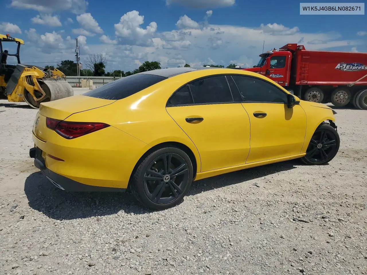2020 Mercedes-Benz Cla 250 VIN: W1K5J4GB6LN082671 Lot: 60055816