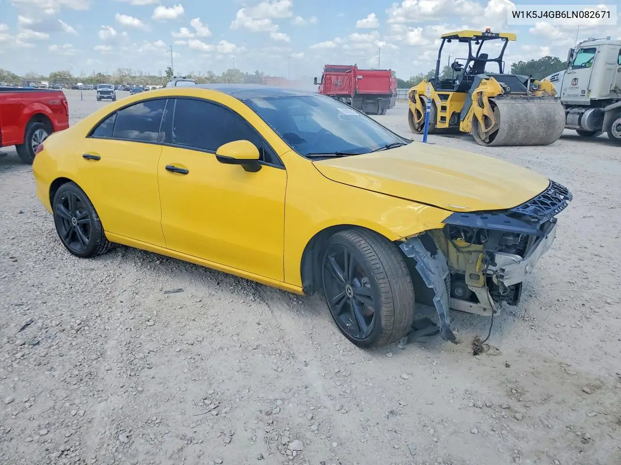 2020 Mercedes-Benz Cla 250 VIN: W1K5J4GB6LN082671 Lot: 60055816