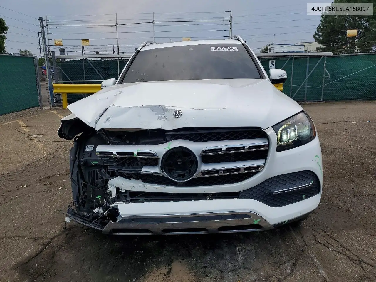 2020 Mercedes-Benz Gls 450 4Matic VIN: 4JGFF5KE5LA158097 Lot: 60207806