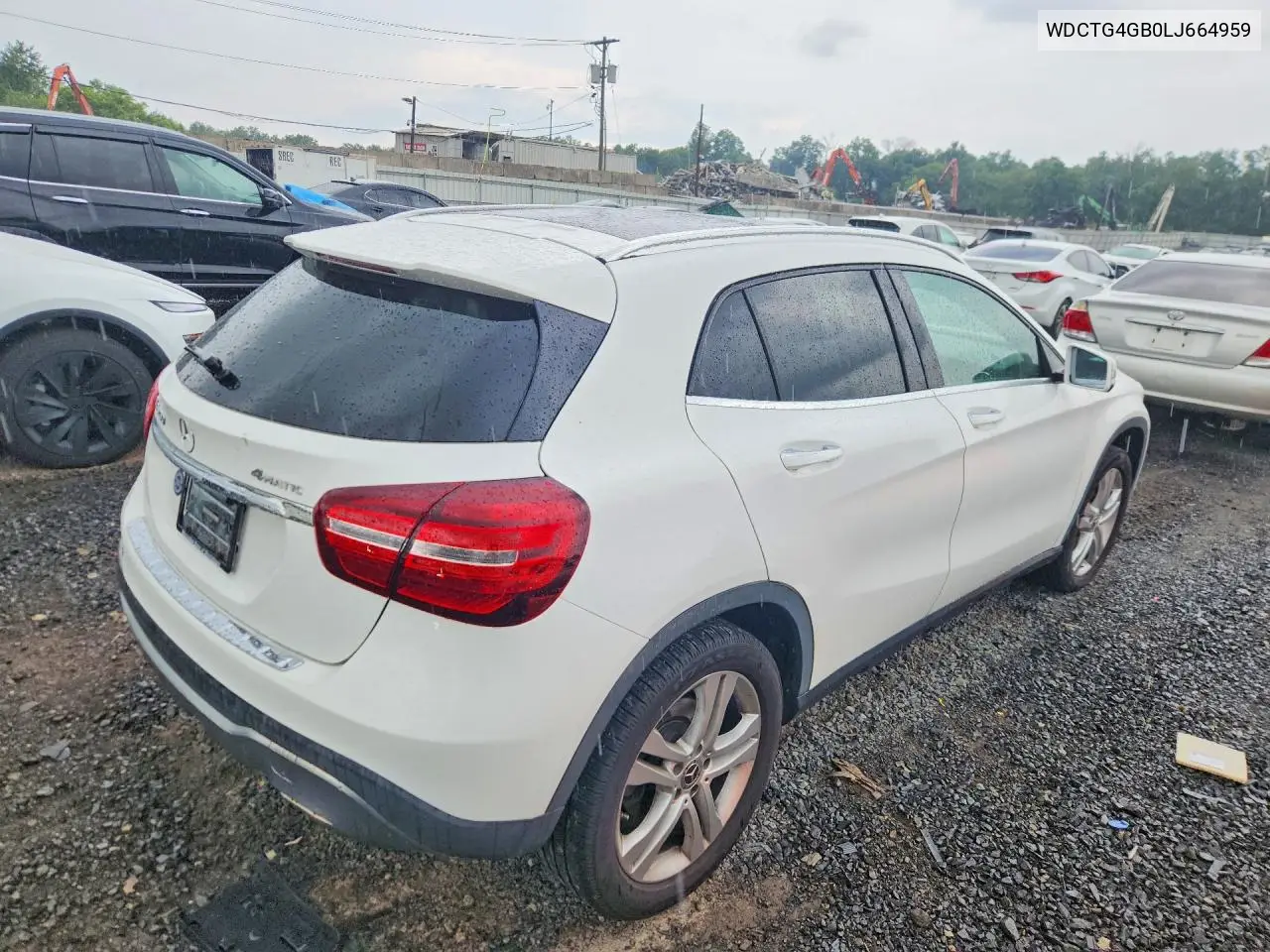 2020 Mercedes-Benz Gla 250 4Matic VIN: WDCTG4GB0LJ664959 Lot: 60252266