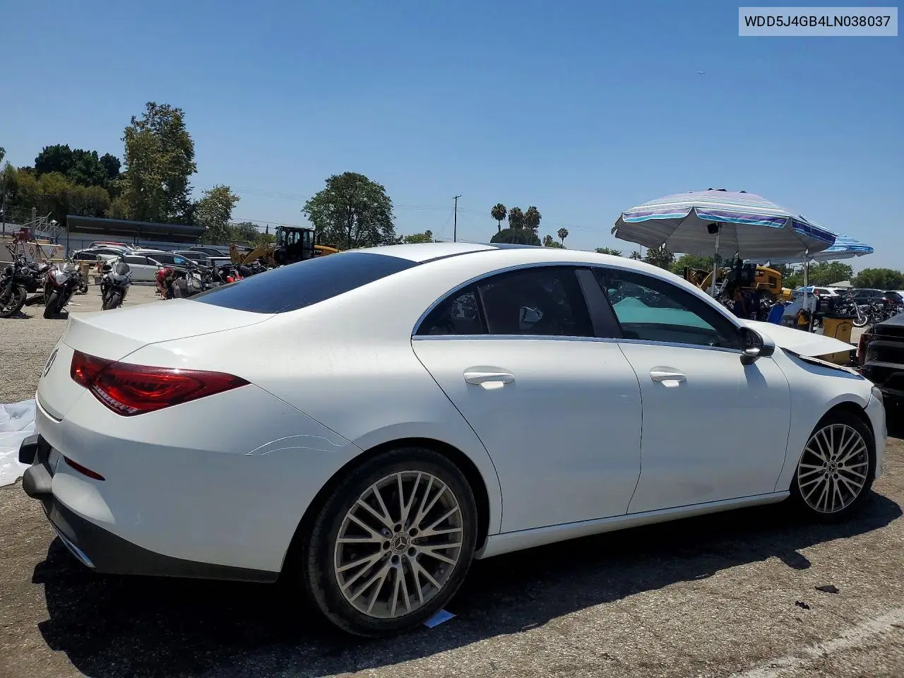 2020 Mercedes-Benz Cla 250 VIN: WDD5J4GB4LN038037 Lot: 60520826