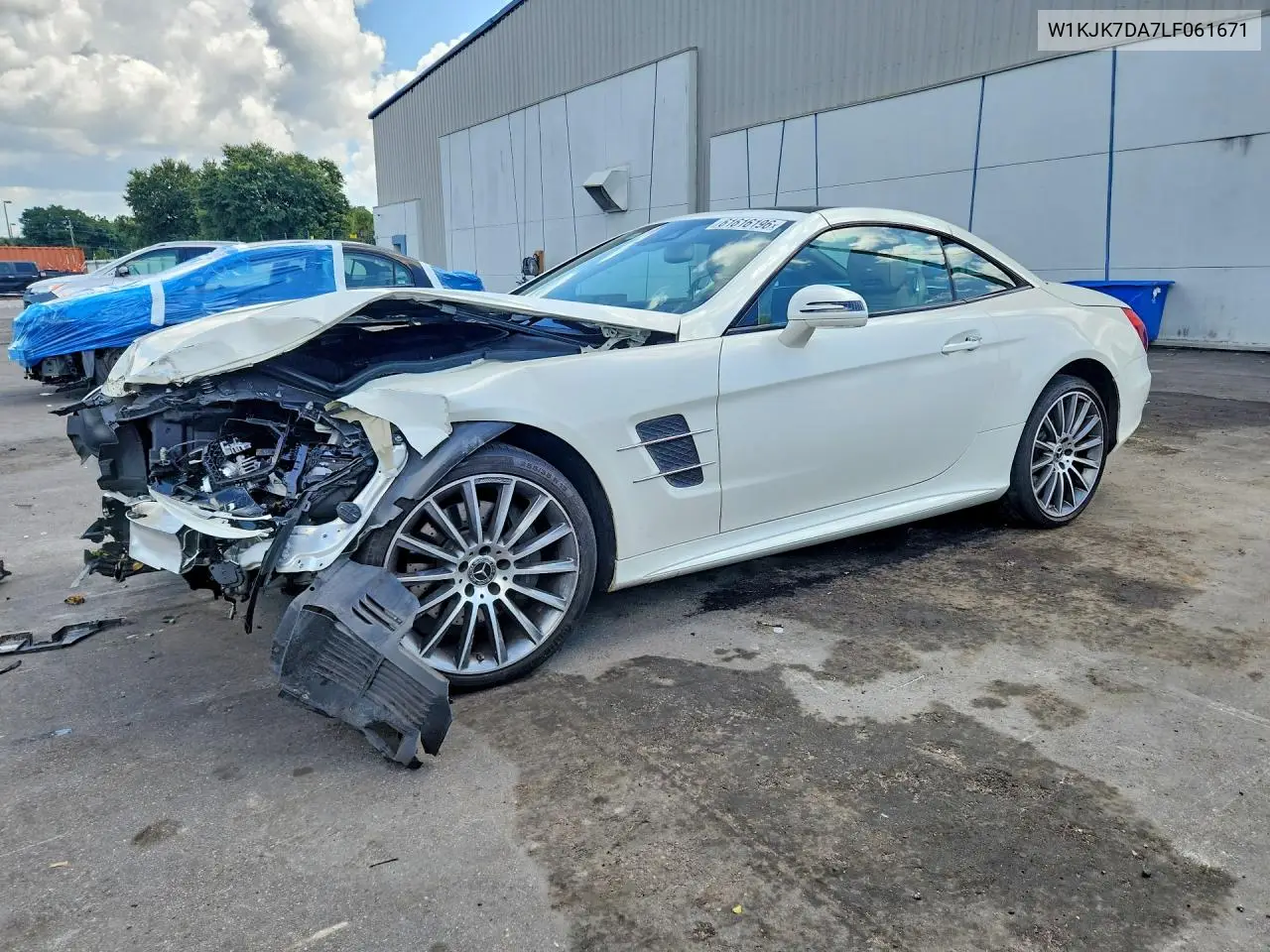 2020 Mercedes-Benz Sl 550 VIN: W1KJK7DA7LF061671 Lot: 61616196