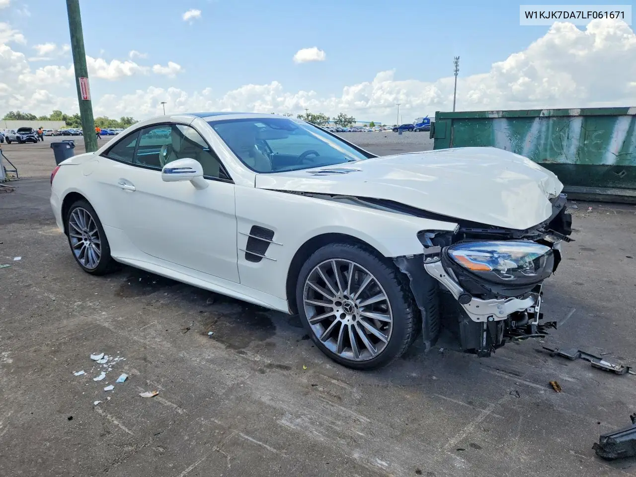 2020 Mercedes-Benz Sl 550 VIN: W1KJK7DA7LF061671 Lot: 61616196