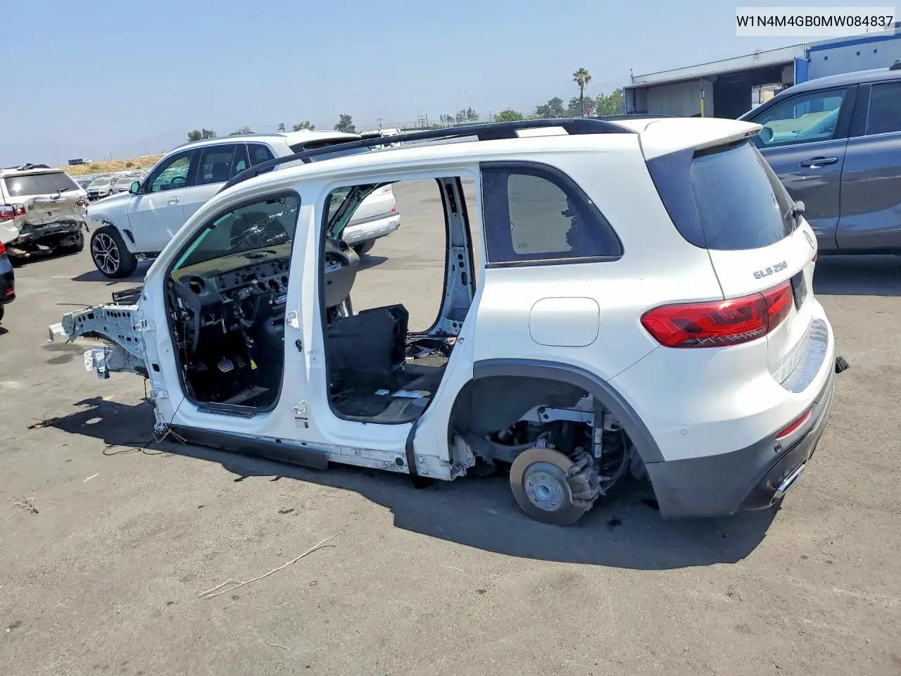 2021 Mercedes-Benz Glb 250 VIN: W1N4M4GB0MW084837 Lot: 50466256