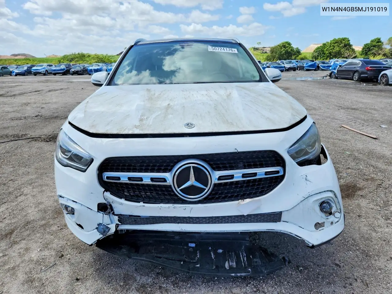 2021 Mercedes-Benz Gla 250 VIN: W1N4N4GB5MJ191019 Lot: 50724176