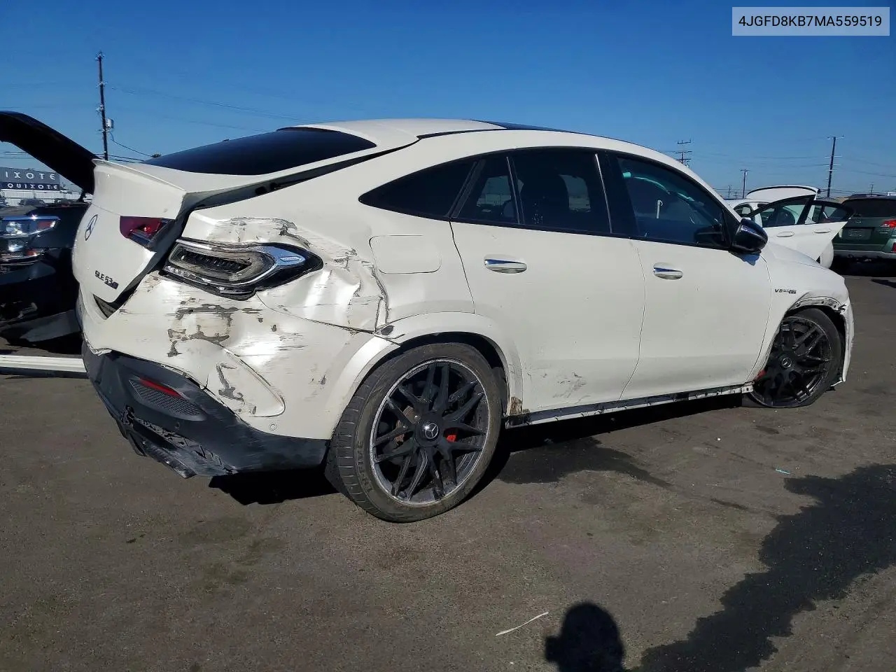 2021 Mercedes-Benz Gle Coupe 63 S 4Matic Amg VIN: 4JGFD8KB7MA559519 Lot: 52067426