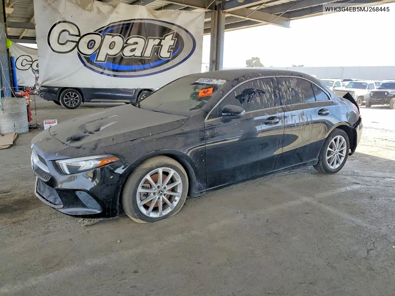 2021 Mercedes-Benz A 220 VIN: W1K3G4EB5MJ268445 Lot: 52321306