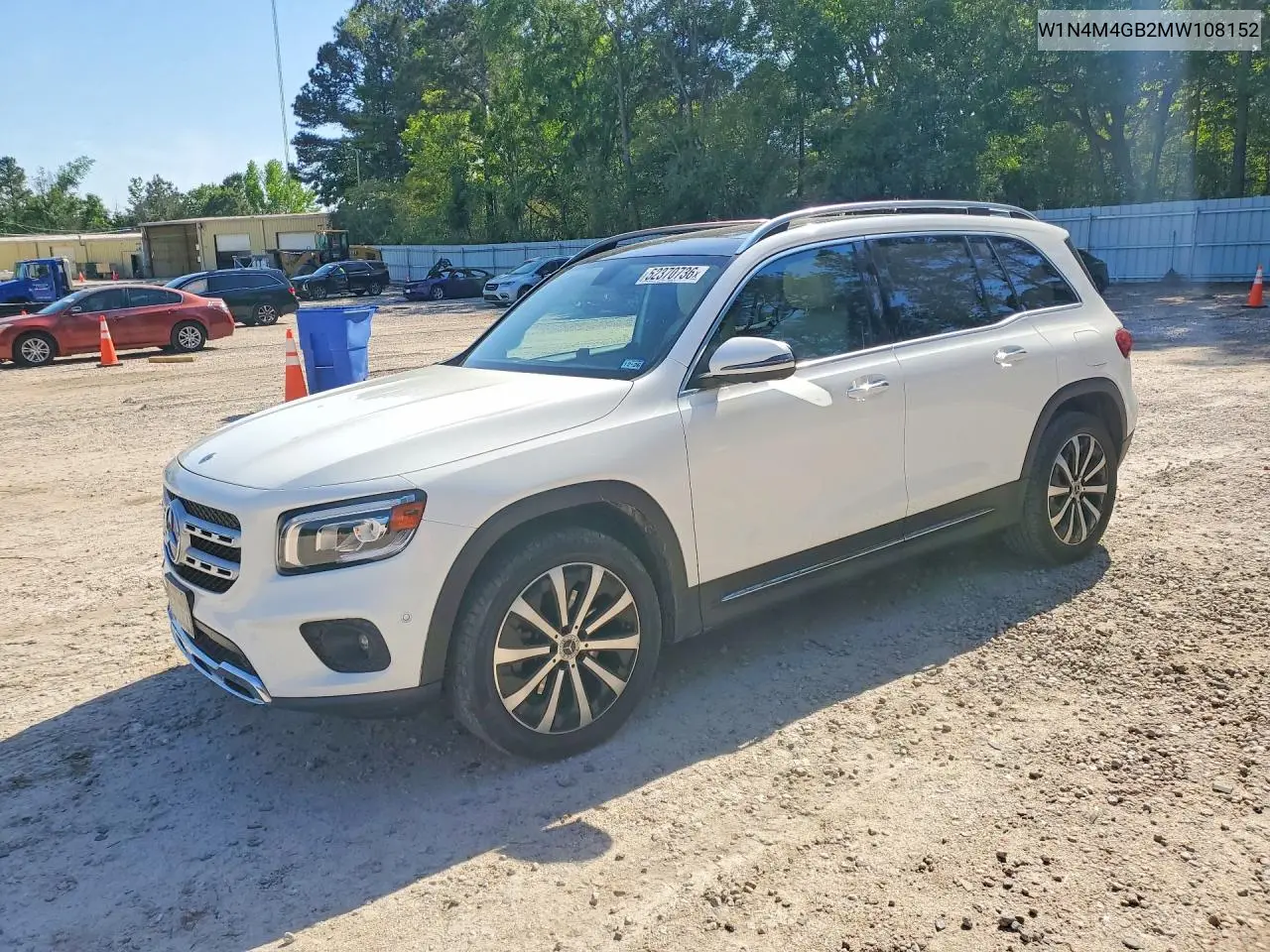 2021 Mercedes-Benz Glb 250 VIN: W1N4M4GB2MW108152 Lot: 52370736
