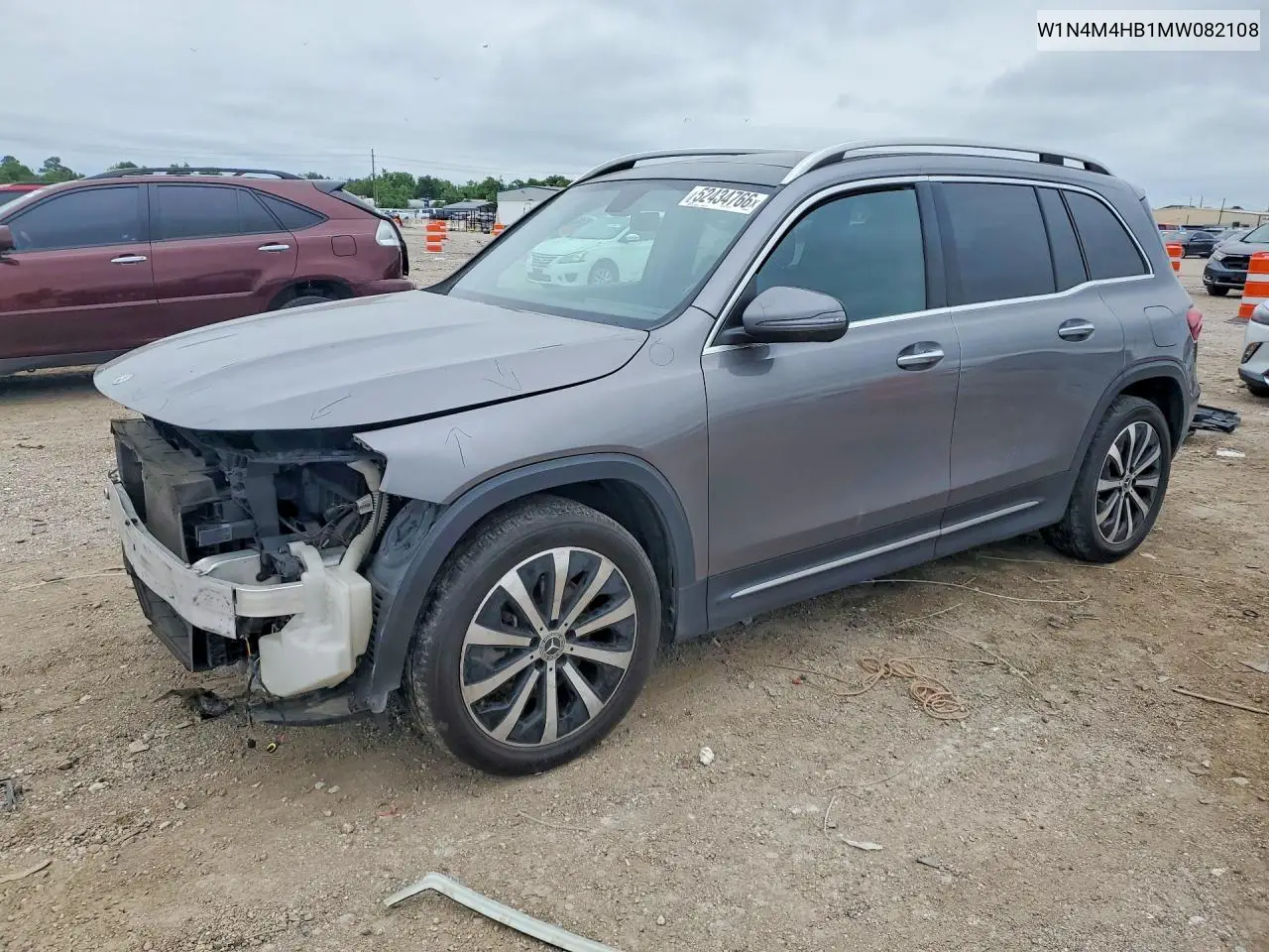 2021 Mercedes-Benz Glb 250 4Matic VIN: W1N4M4HB1MW082108 Lot: 52434766