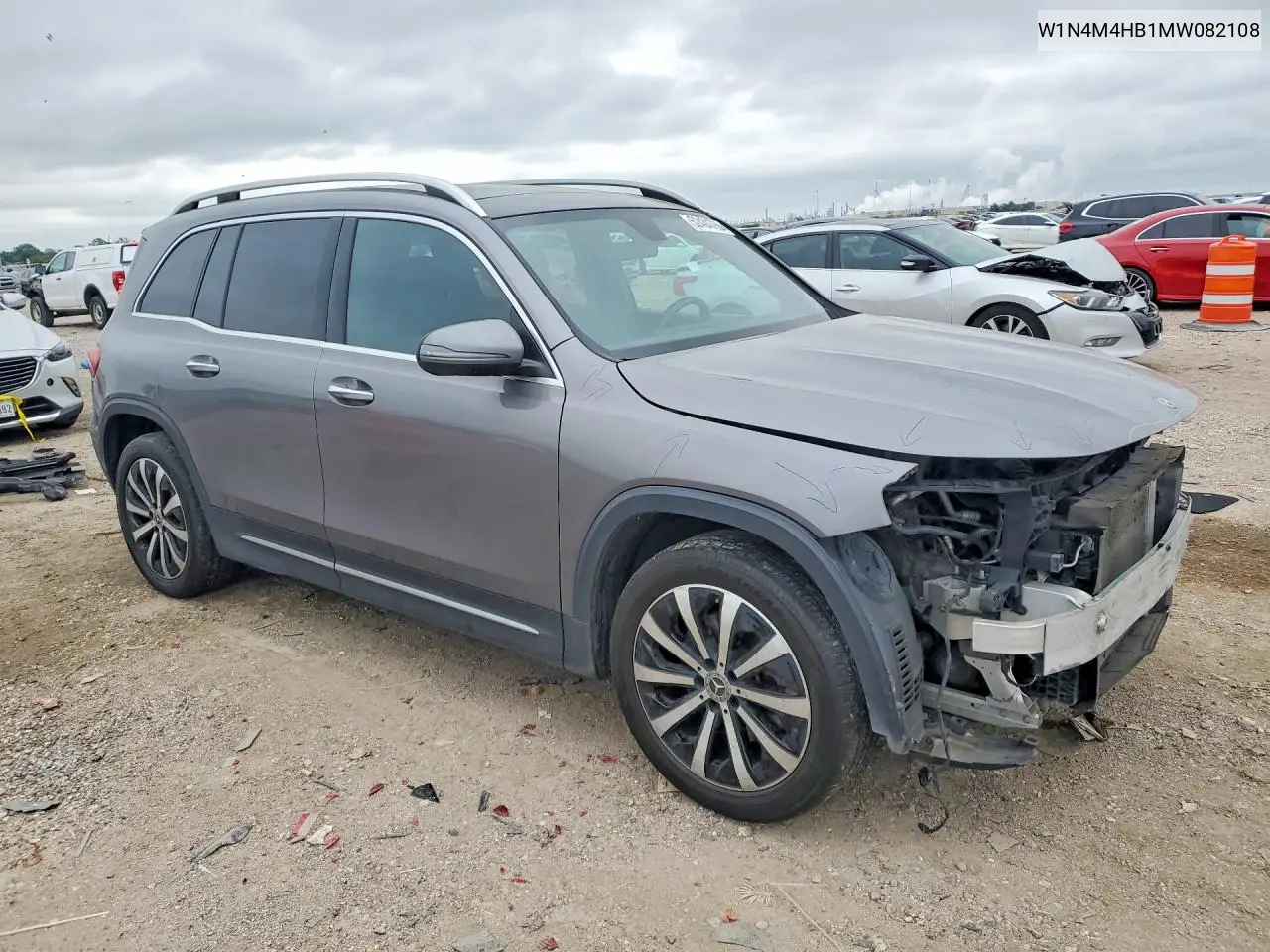 2021 Mercedes-Benz Glb 250 4Matic VIN: W1N4M4HB1MW082108 Lot: 52434766