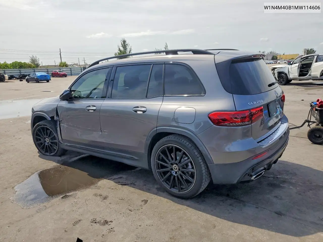 2021 Mercedes-Benz Glb 250 VIN: W1N4M4GB1MW114606 Lot: 52958606