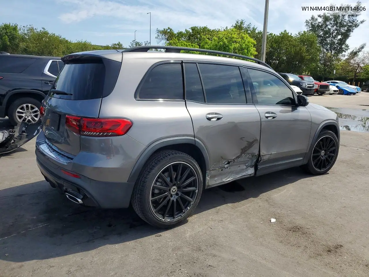 2021 Mercedes-Benz Glb 250 VIN: W1N4M4GB1MW114606 Lot: 52958606