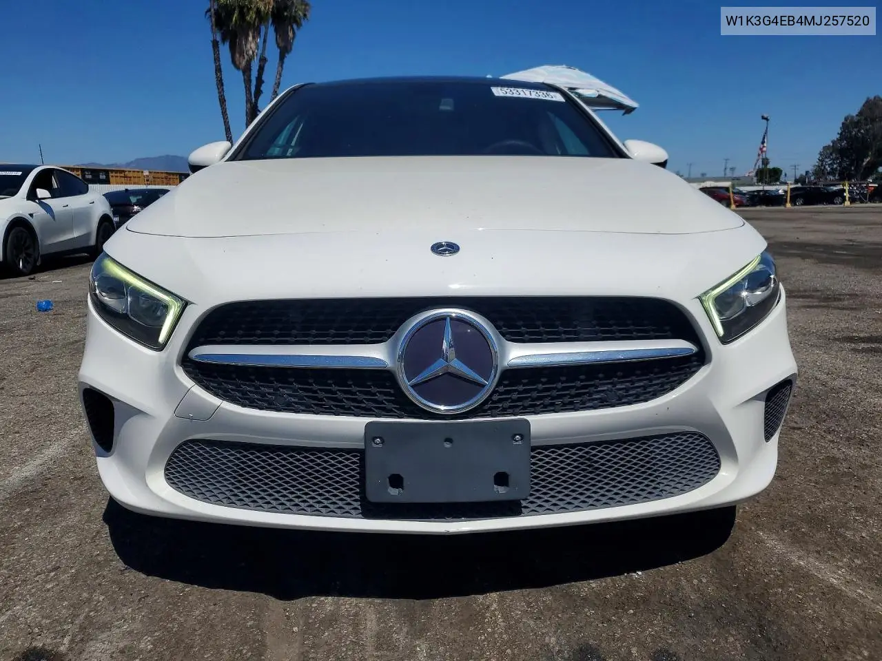 2021 Mercedes-Benz A 220 VIN: W1K3G4EB4MJ257520 Lot: 53317336