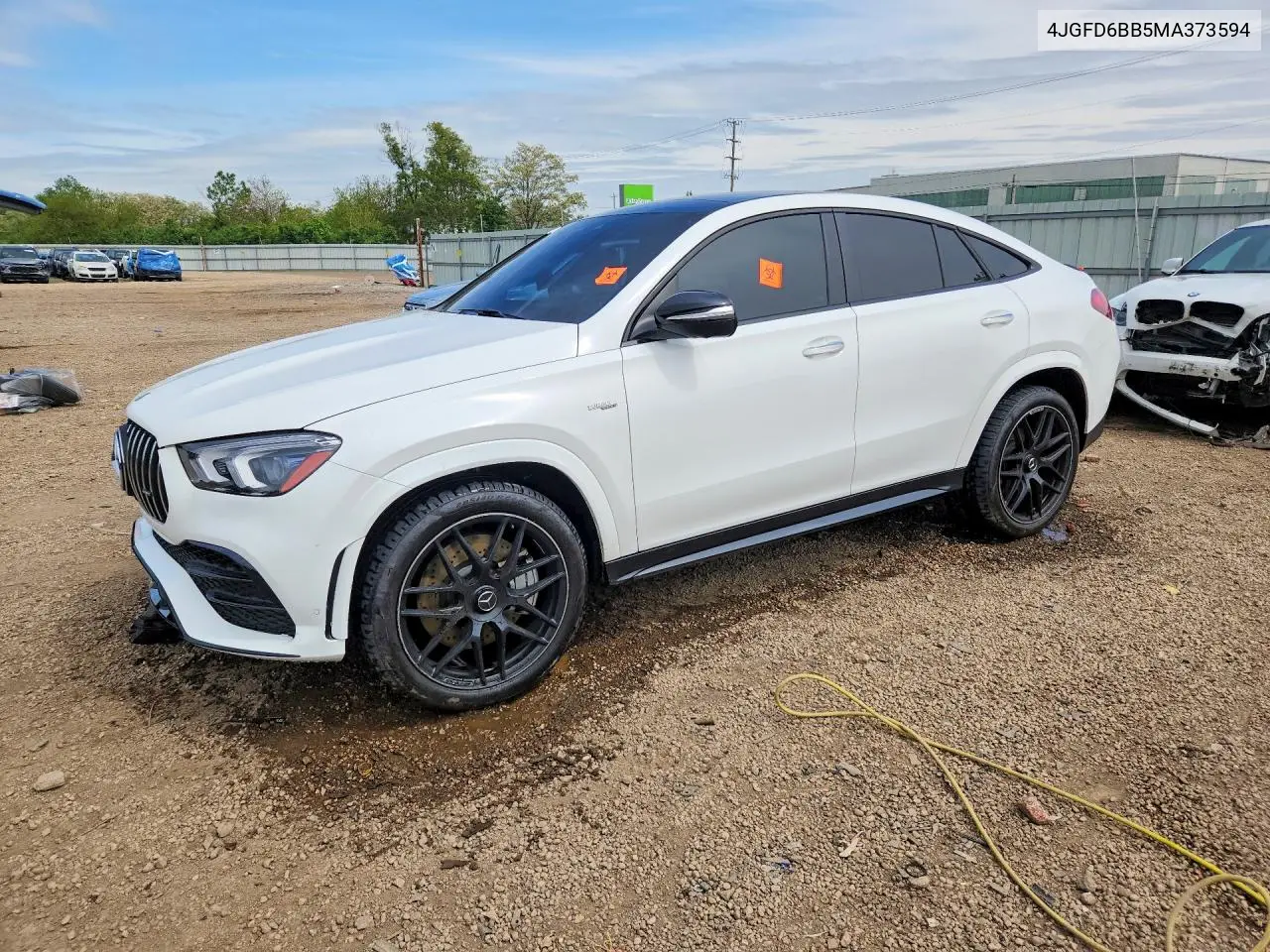 2021 Mercedes-Benz Gle Coupe Amg 53 4Matic VIN: 4JGFD6BB5MA373594 Lot: 54180136