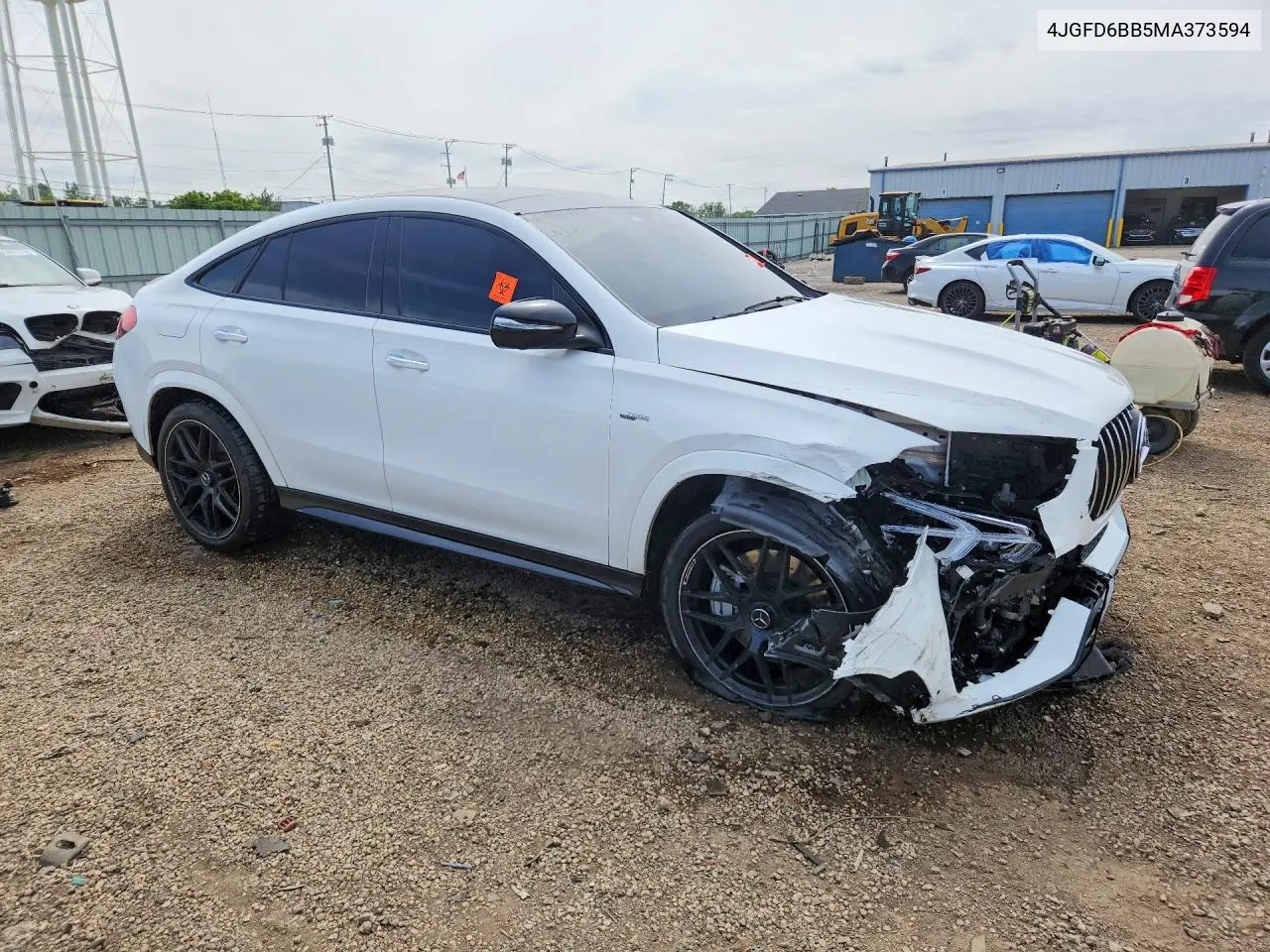 2021 Mercedes-Benz Gle Coupe Amg 53 4Matic VIN: 4JGFD6BB5MA373594 Lot: 54180136