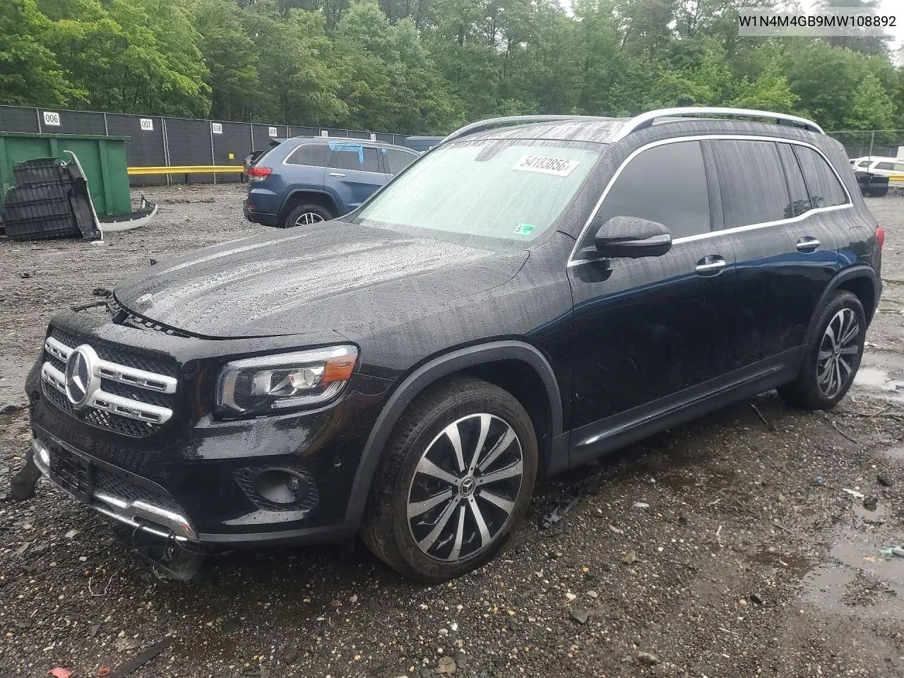 2021 Mercedes-Benz Glb 250 VIN: W1N4M4GB9MW108892 Lot: 54183856