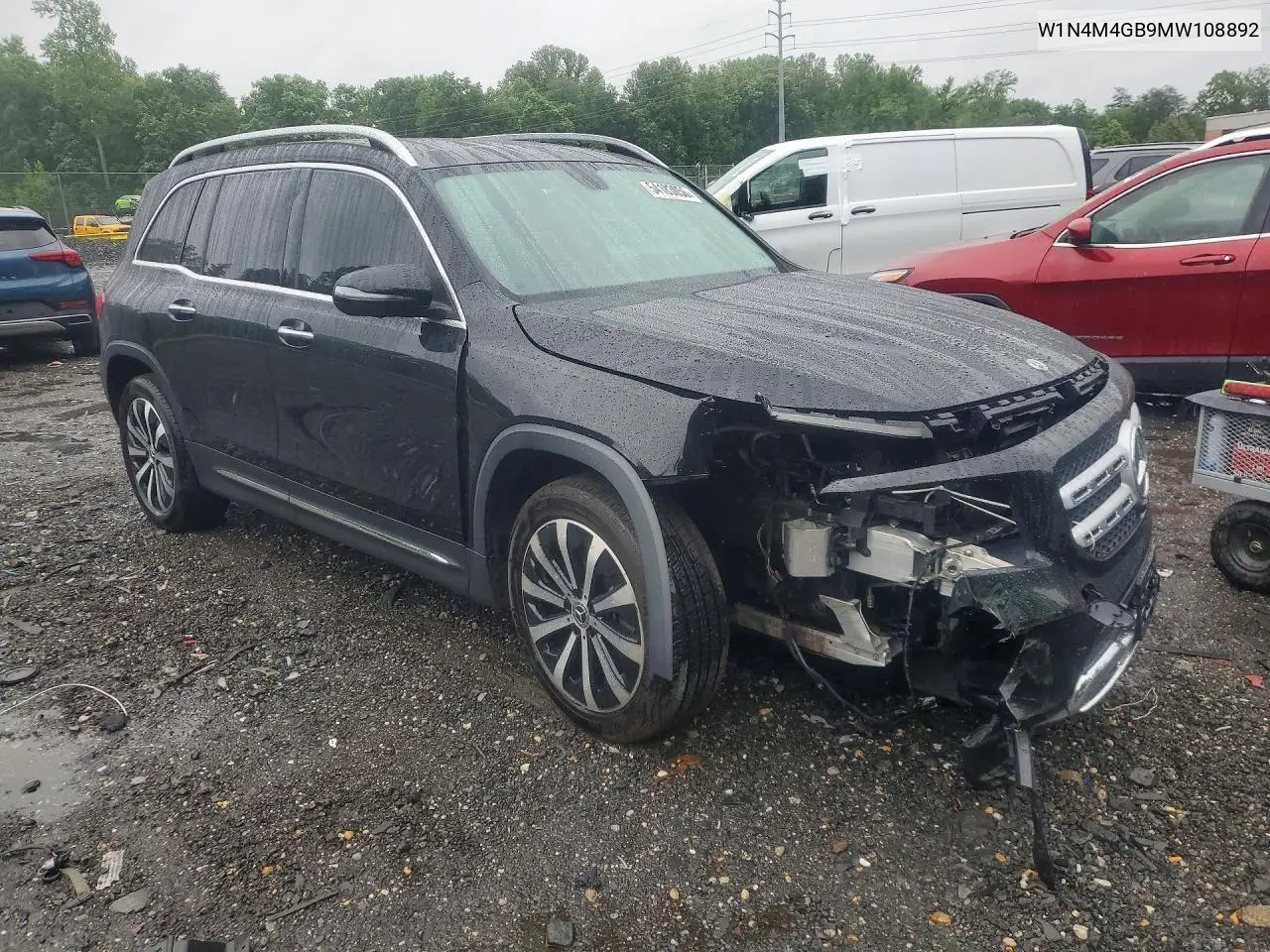 2021 Mercedes-Benz Glb 250 VIN: W1N4M4GB9MW108892 Lot: 54183856