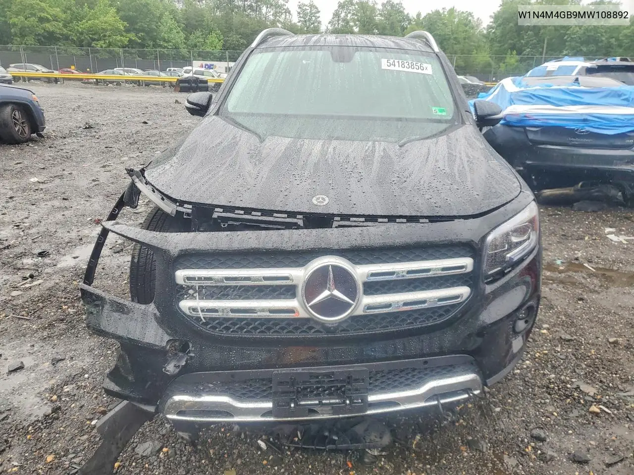 2021 Mercedes-Benz Glb 250 VIN: W1N4M4GB9MW108892 Lot: 54183856