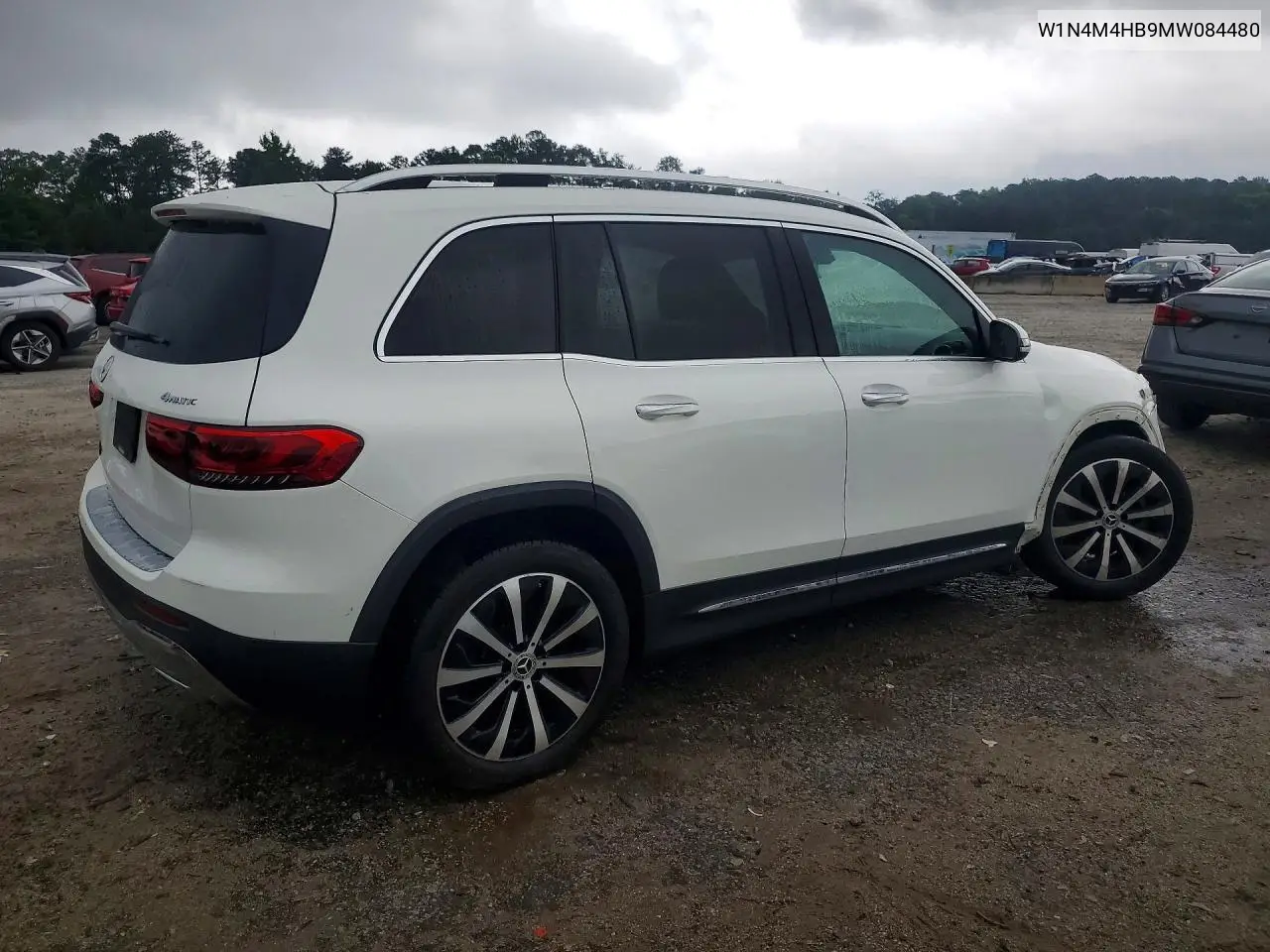 2021 Mercedes-Benz Glb 250 4Matic VIN: W1N4M4HB9MW084480 Lot: 54448226