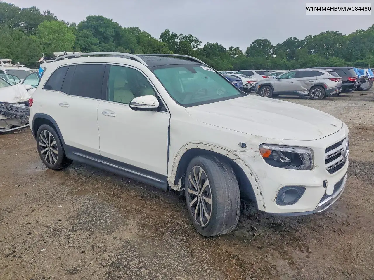 2021 Mercedes-Benz Glb 250 4Matic VIN: W1N4M4HB9MW084480 Lot: 54448226