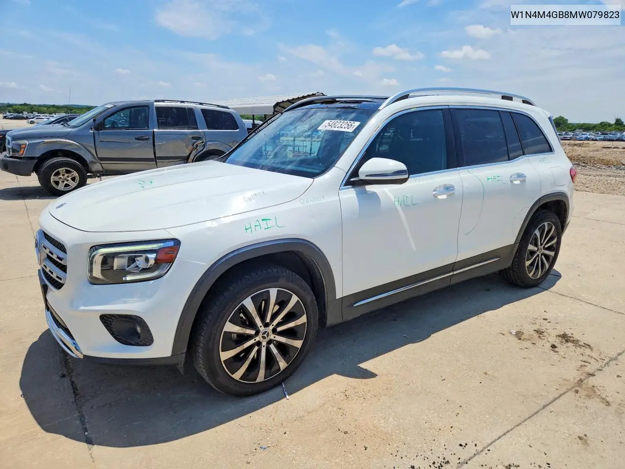 2021 Mercedes-Benz Glb 250 VIN: W1N4M4GB8MW079823 Lot: 54823256