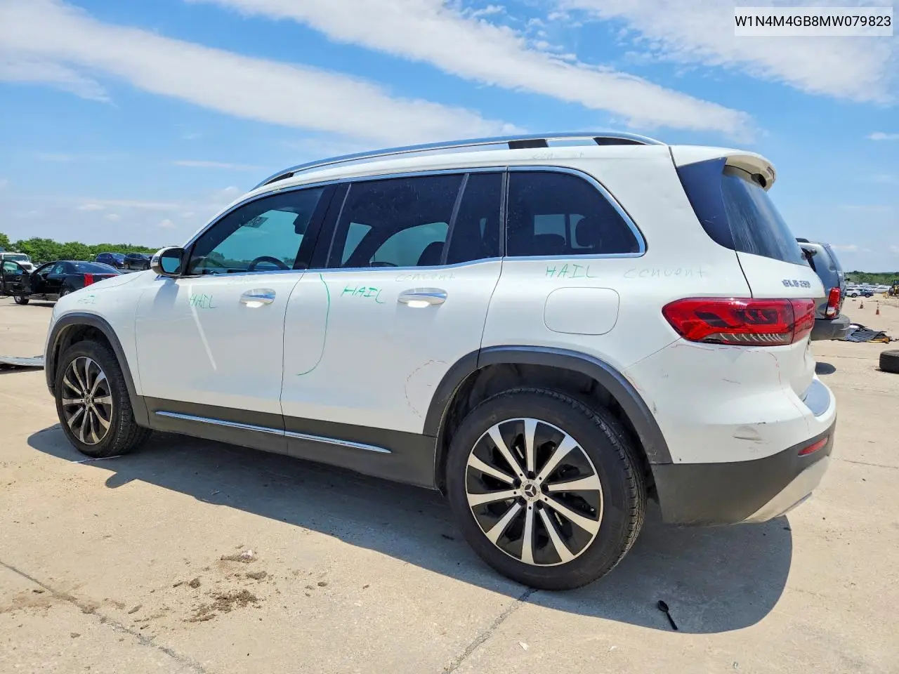 2021 Mercedes-Benz Glb 250 VIN: W1N4M4GB8MW079823 Lot: 54823256