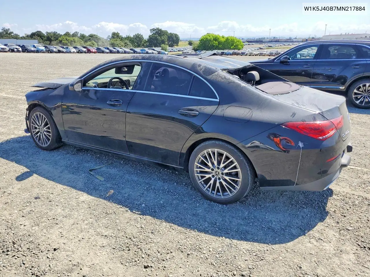 2021 Mercedes-Benz Cla 250 VIN: W1K5J4GB7MN217884 Lot: 54850066