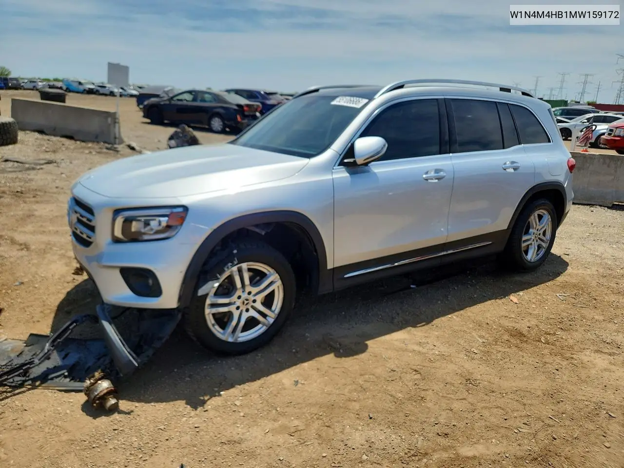 2021 Mercedes-Benz Glb 250 4Matic VIN: W1N4M4HB1MW159172 Lot: 55106686