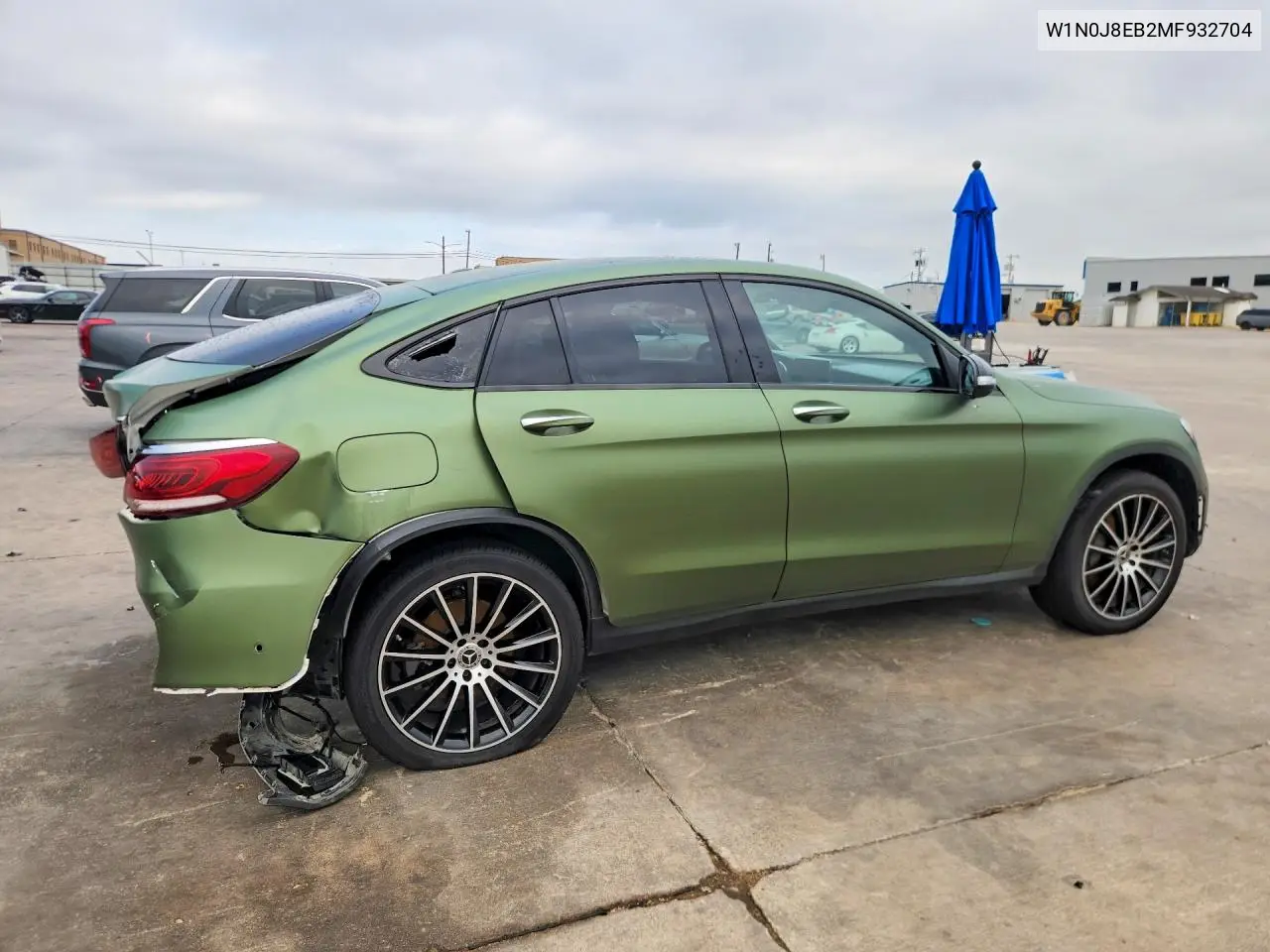 2021 Mercedes-Benz Glc Coupe 300 4Matic VIN: W1N0J8EB2MF932704 Lot: 55801596