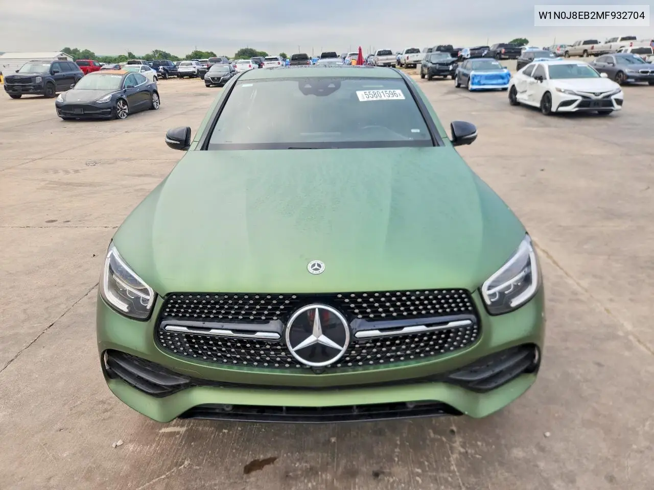 2021 Mercedes-Benz Glc Coupe 300 4Matic VIN: W1N0J8EB2MF932704 Lot: 55801596