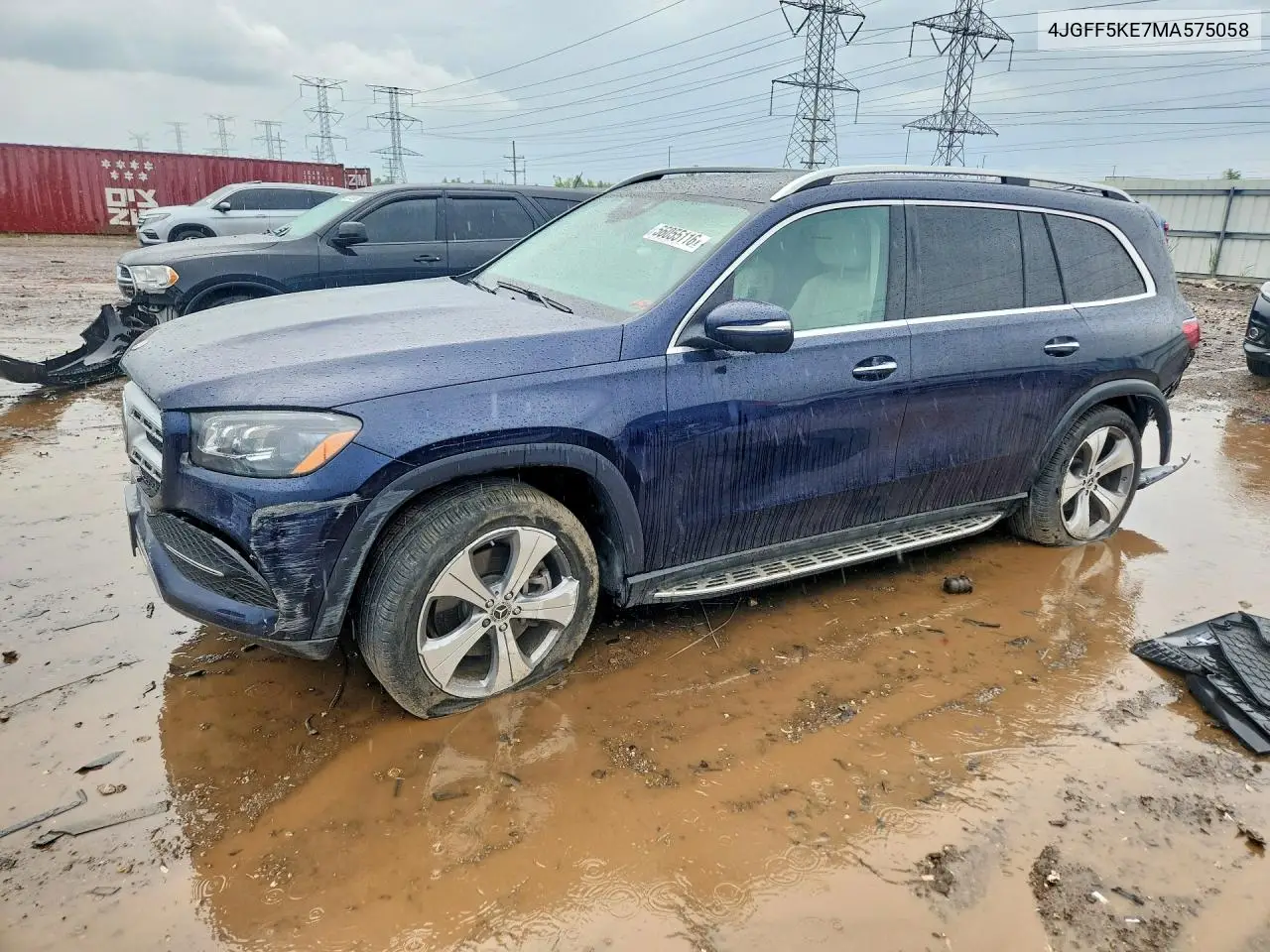 2021 Mercedes-Benz Gls 450 4Matic VIN: 4JGFF5KE7MA575058 Lot: 56055116