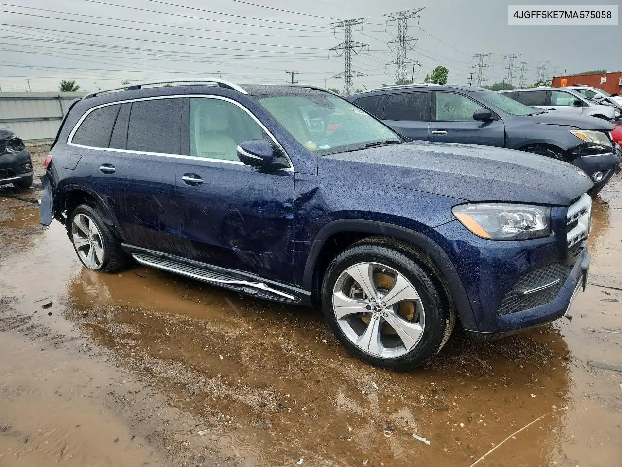 2021 Mercedes-Benz Gls 450 4Matic VIN: 4JGFF5KE7MA575058 Lot: 56055116