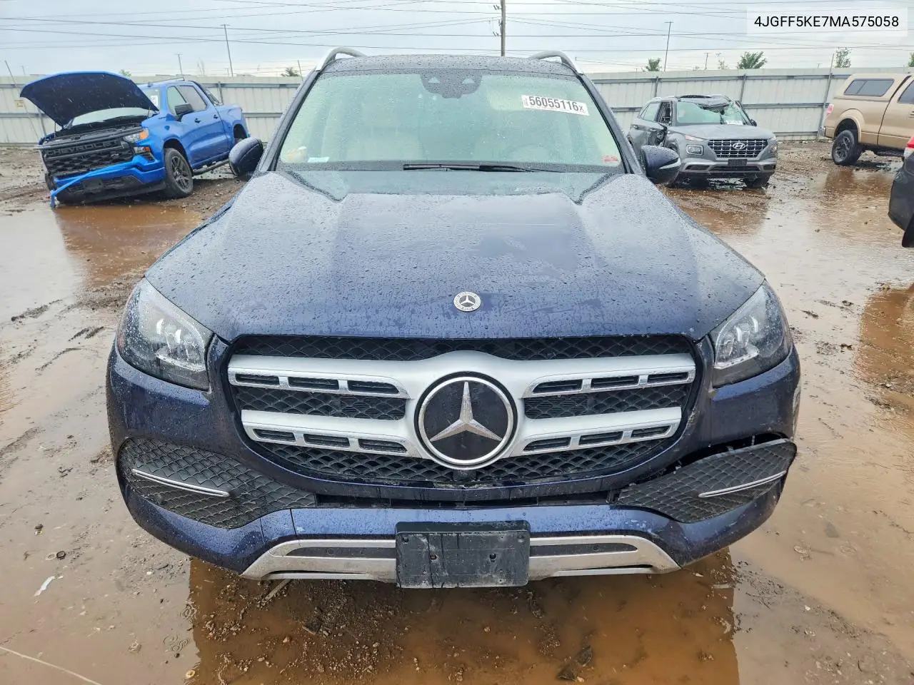 2021 Mercedes-Benz Gls 450 4Matic VIN: 4JGFF5KE7MA575058 Lot: 56055116