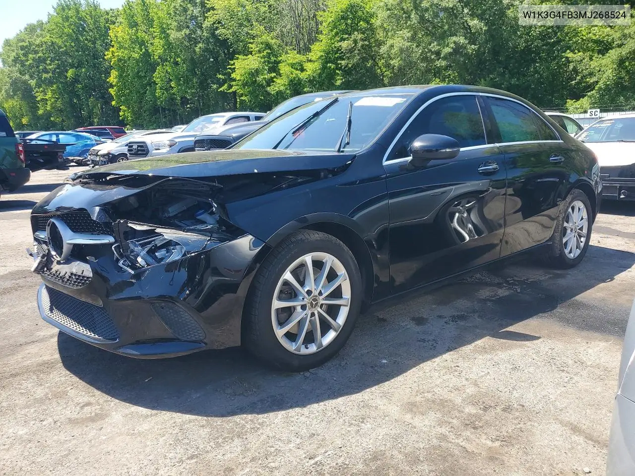 2021 Mercedes-Benz A 220 4Matic VIN: W1K3G4FB3MJ268524 Lot: 56060036