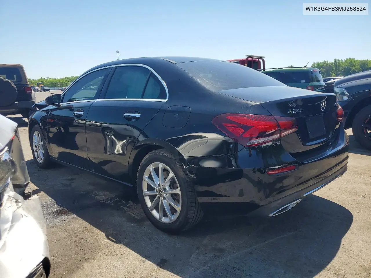 2021 Mercedes-Benz A 220 4Matic VIN: W1K3G4FB3MJ268524 Lot: 56060036