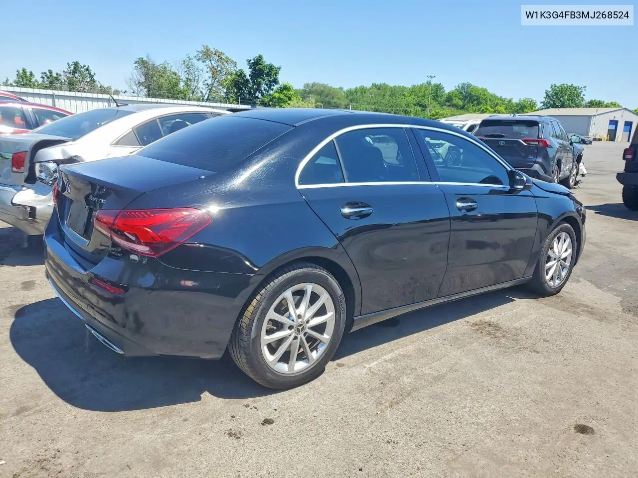 2021 Mercedes-Benz A 220 4Matic VIN: W1K3G4FB3MJ268524 Lot: 56060036