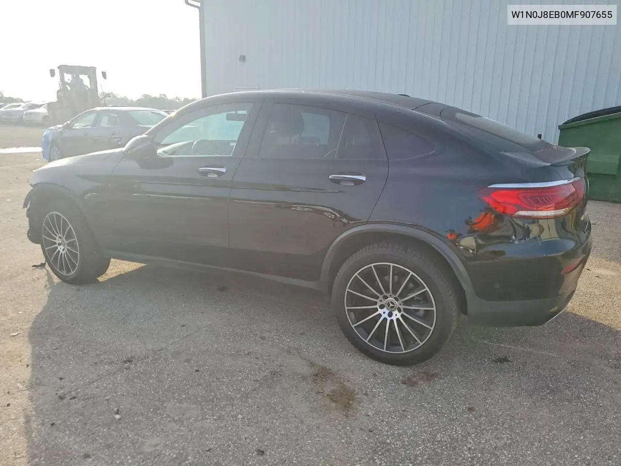 2021 Mercedes-Benz Glc Coupe 300 4Matic VIN: W1N0J8EB0MF907655 Lot: 56131576