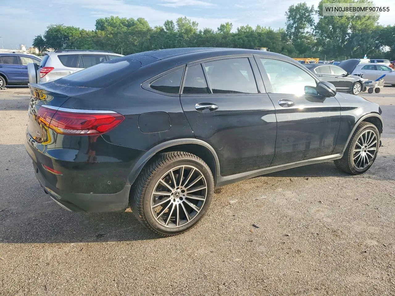 2021 Mercedes-Benz Glc Coupe 300 4Matic VIN: W1N0J8EB0MF907655 Lot: 56131576