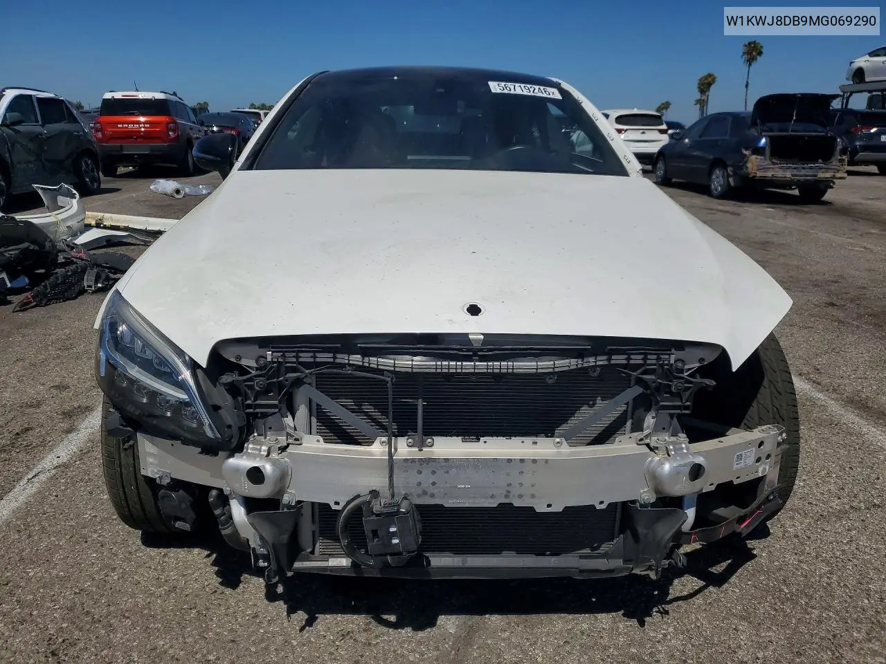 2021 Mercedes-Benz C 300 VIN: W1KWJ8DB9MG069290 Lot: 56719246