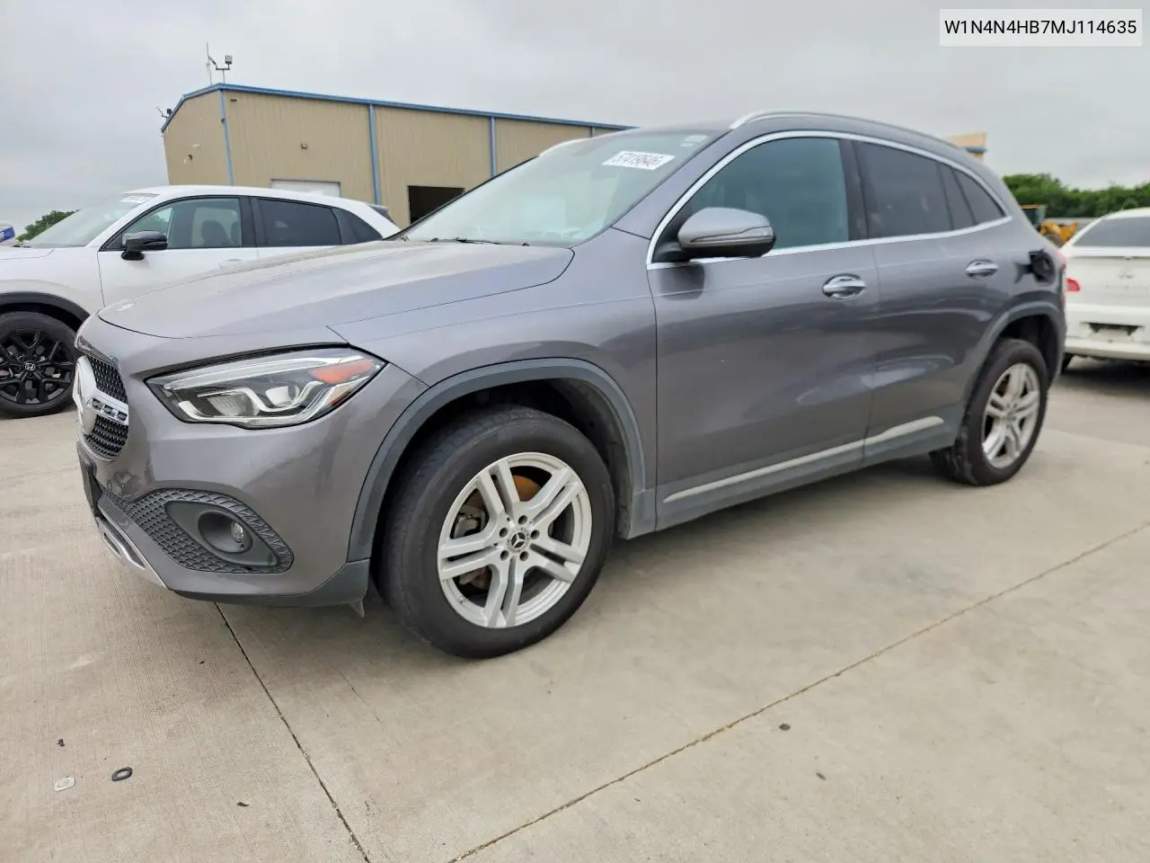 2021 Mercedes-Benz Gla 250 4Matic VIN: W1N4N4HB7MJ114635 Lot: 57419646