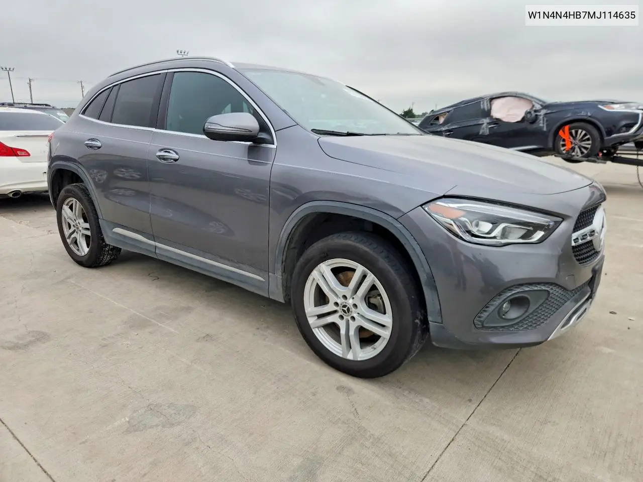 2021 Mercedes-Benz Gla 250 4Matic VIN: W1N4N4HB7MJ114635 Lot: 57419646