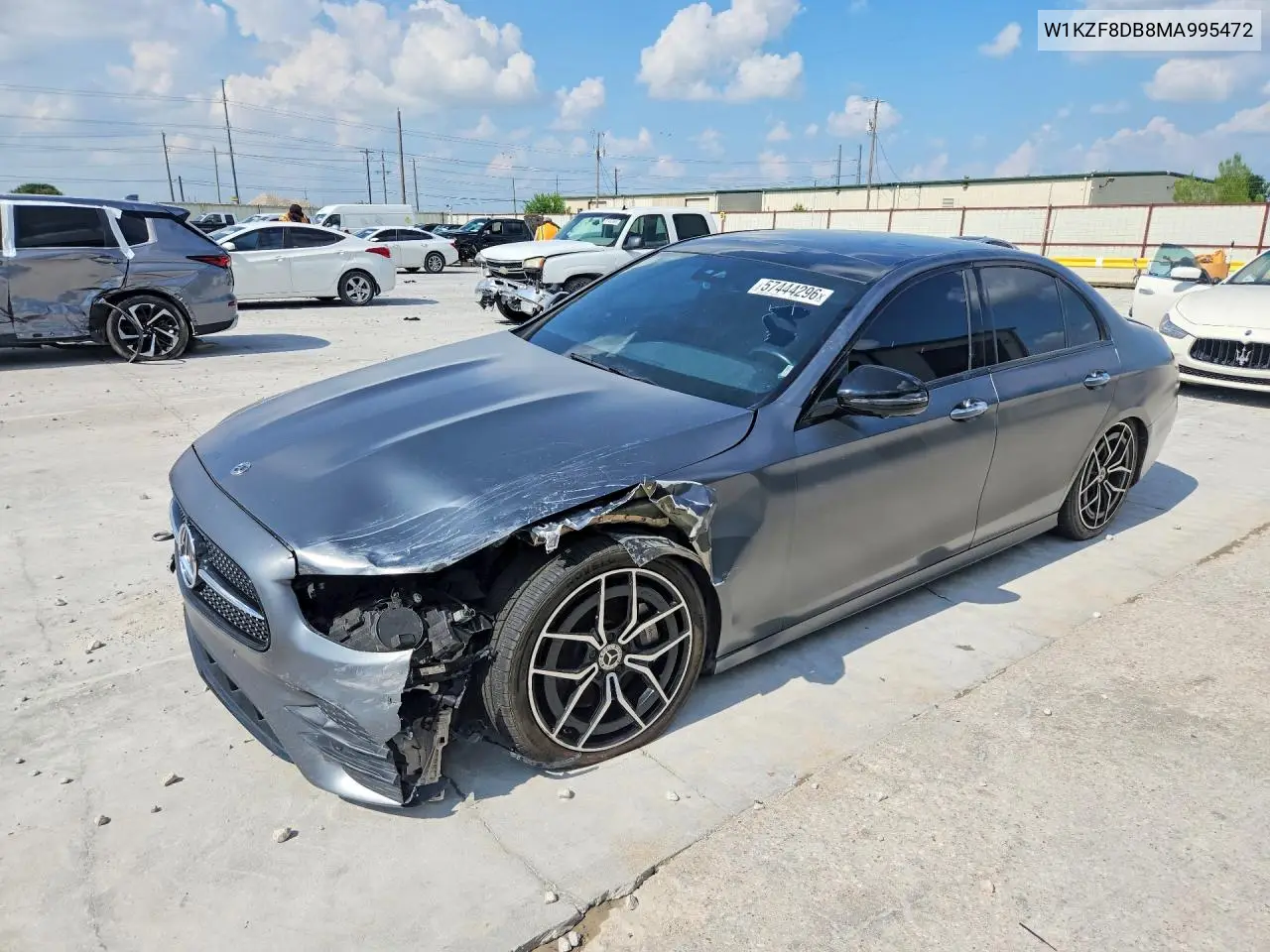 2021 Mercedes-Benz E 350 VIN: W1KZF8DB8MA995472 Lot: 57444296