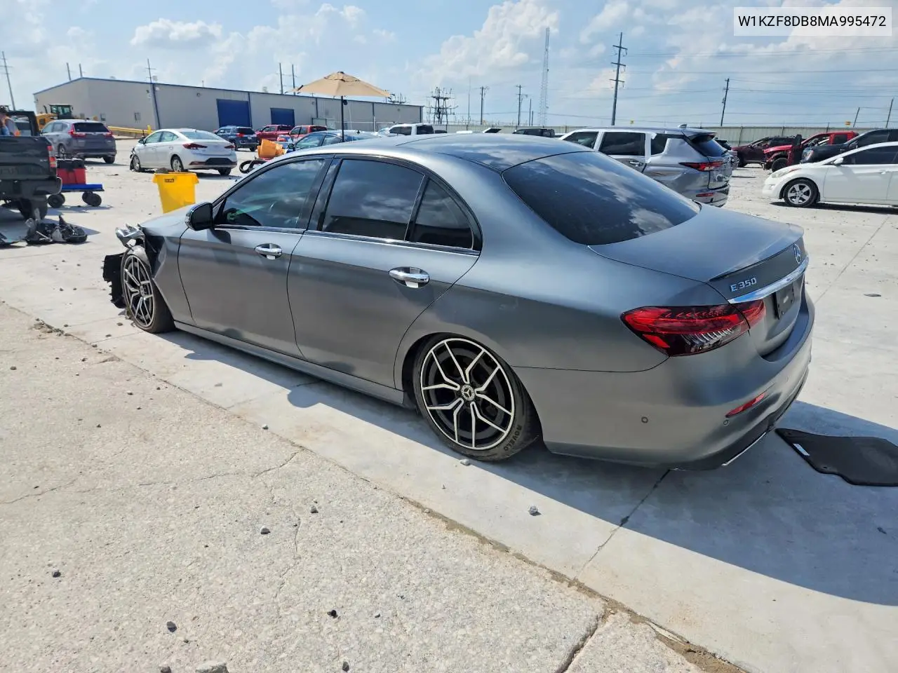2021 Mercedes-Benz E 350 VIN: W1KZF8DB8MA995472 Lot: 57444296