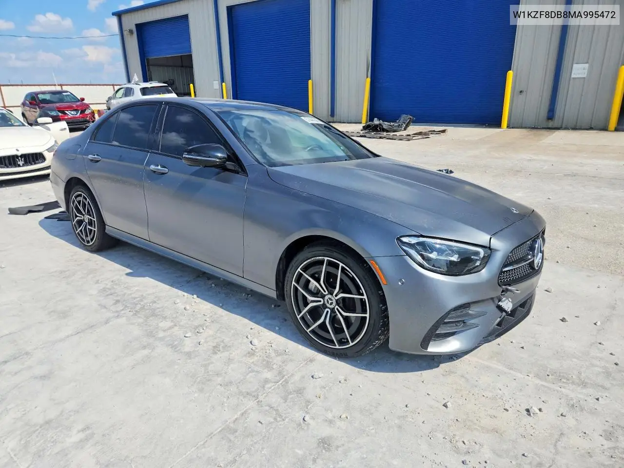 2021 Mercedes-Benz E 350 VIN: W1KZF8DB8MA995472 Lot: 57444296