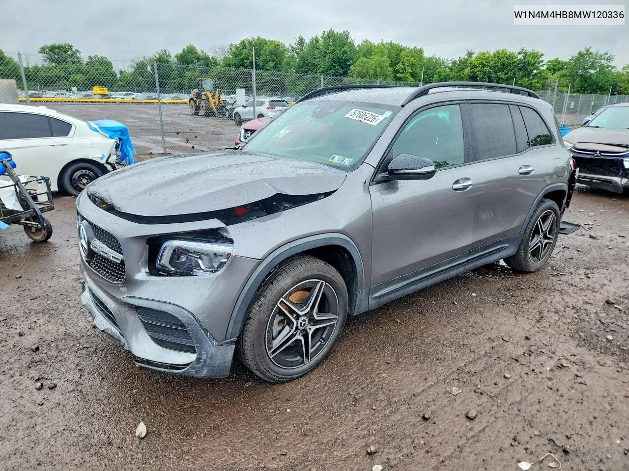 2021 Mercedes-Benz Glb 250 4Matic VIN: W1N4M4HB8MW120336 Lot: 57606226