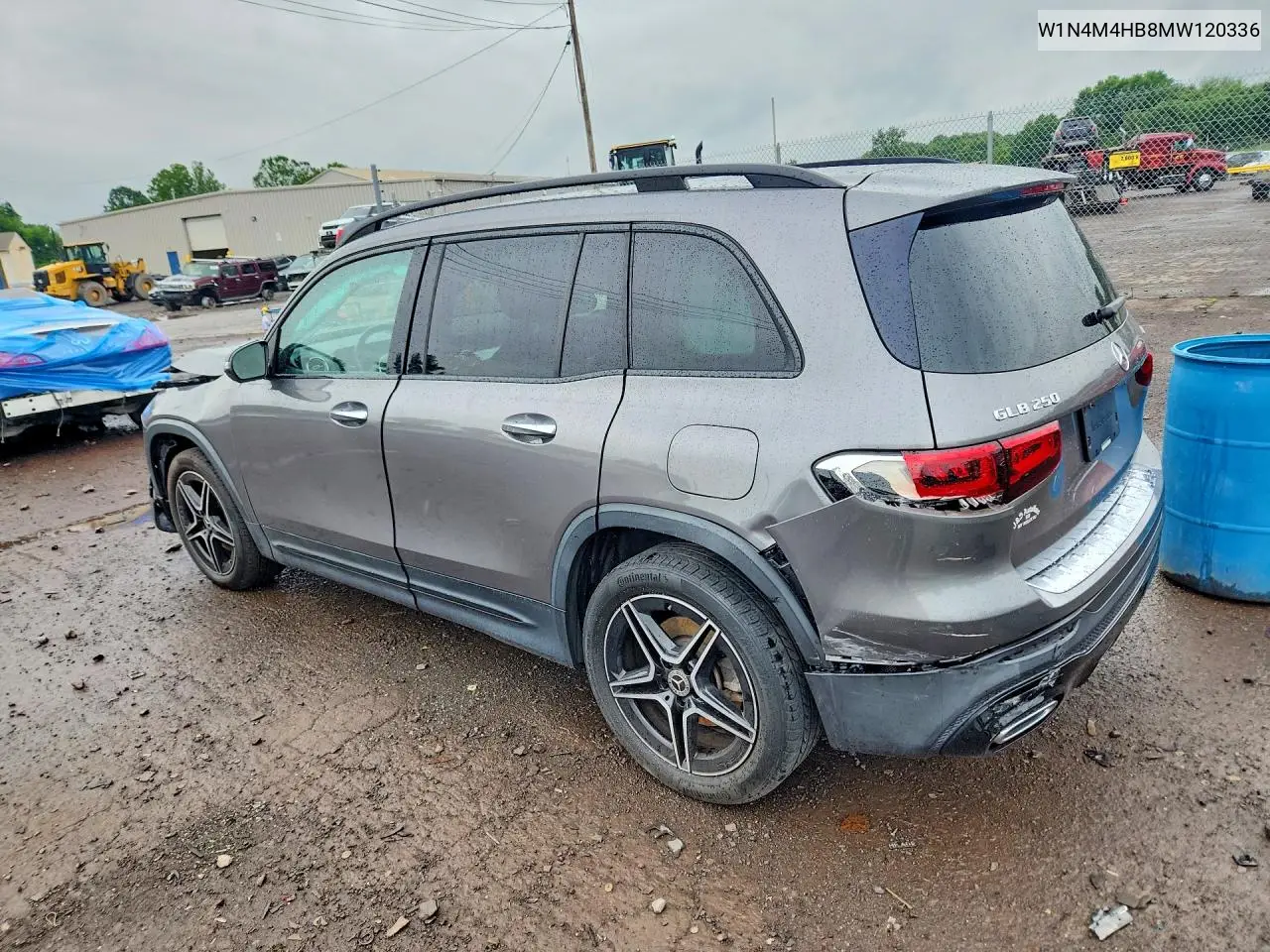 2021 Mercedes-Benz Glb 250 4Matic VIN: W1N4M4HB8MW120336 Lot: 57606226